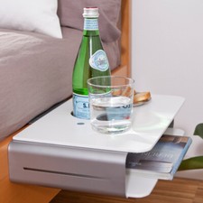 Bettablage Mini Nachttisch zum Anhängen Anklemmen Bett Butler Betttisch Tisch