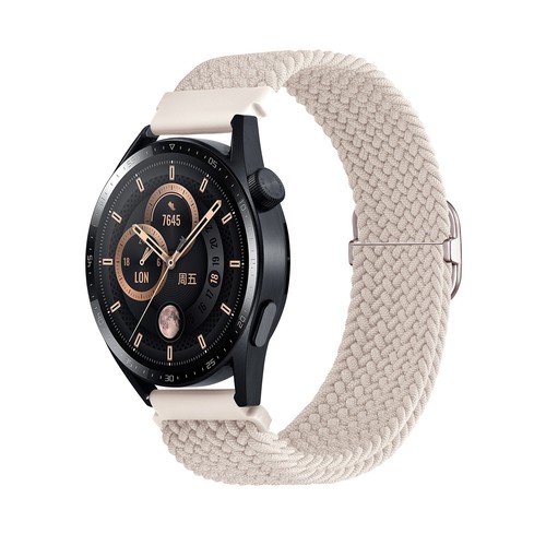 20/22 mm Suave Tejido Elástico Nailon Bucle Correa Deportiva Pulsera Universal - Imagen 33 de 112