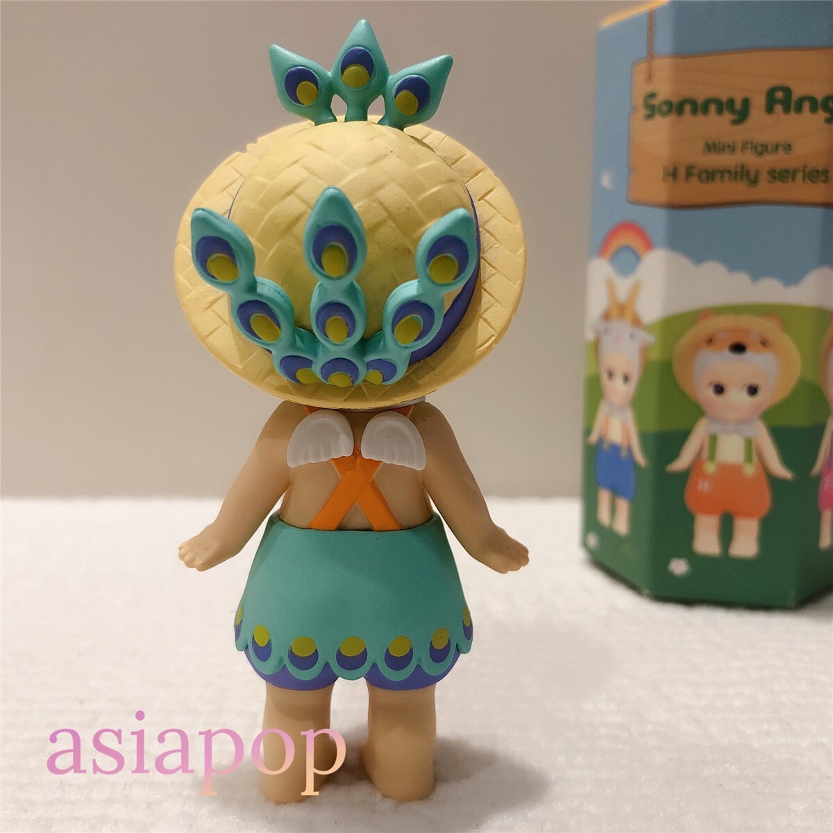 Authentic Sonny Angel H Family mini figure Secret Peacock Designer