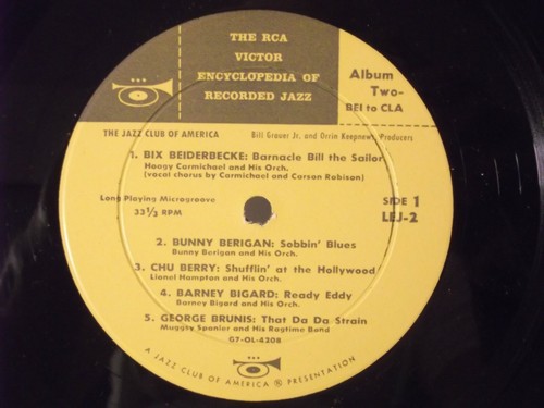"The RCA Victor Encyclopedia of Recorded Jazz,Album 2",RCA,US,10"LP,mono,1956,M- - Picture 2 of 2