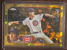 2023 Topps Chrome Sapphire Caleb Kilian Gold /50 Chicago Cubs #69 RC Rookie