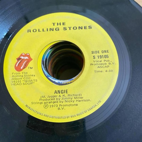The Rolling Stones - Angie/Silver Train S 19105 45rpm VG+ R32