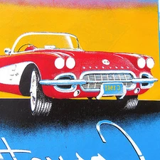 T Shirt Iron On Thermal Transfer Corvette Club of America