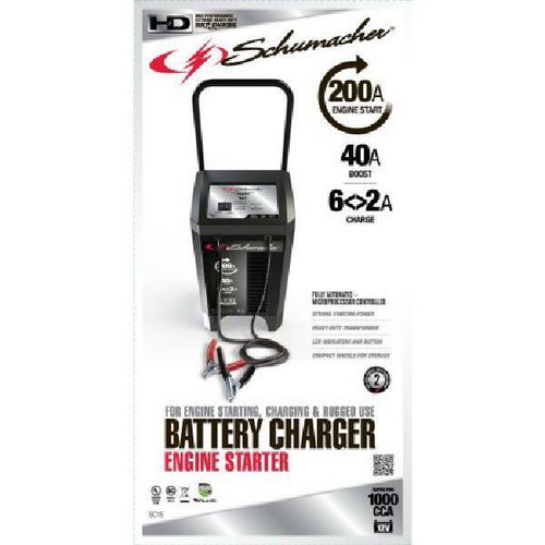 Battery Charger Electric Wheel 200 Amp Automotive Dead Portable Jump