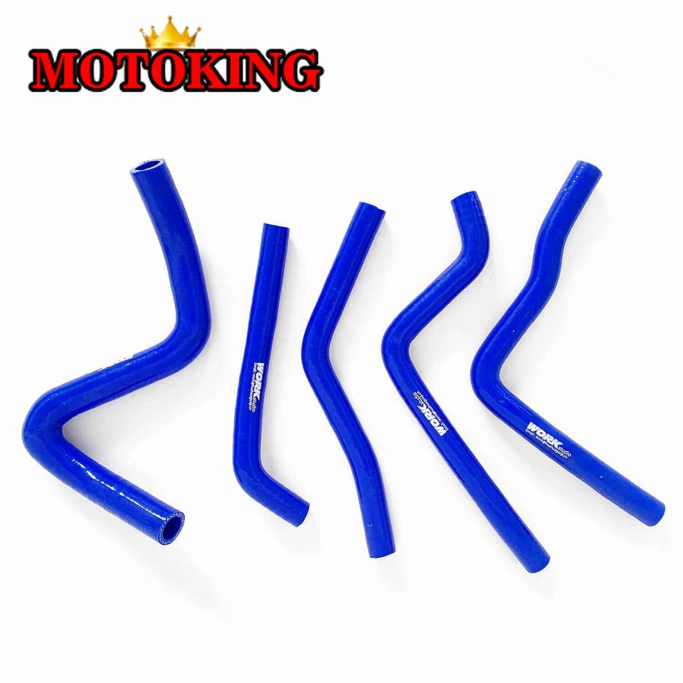 Manguera de radiador azul para Kawasaki KX250 KX 250 1990 1991 1992 1993 90 91 silicona Foto 2 de 4