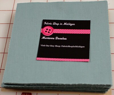 Layer Cake Sage solid  10 x 10 ''  MDG 40 pack