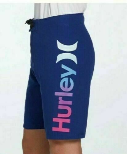 Hurley Boys' One and Only Board Shorts Size XL Royal Blue Swim Trunks - Picture 1 of 5