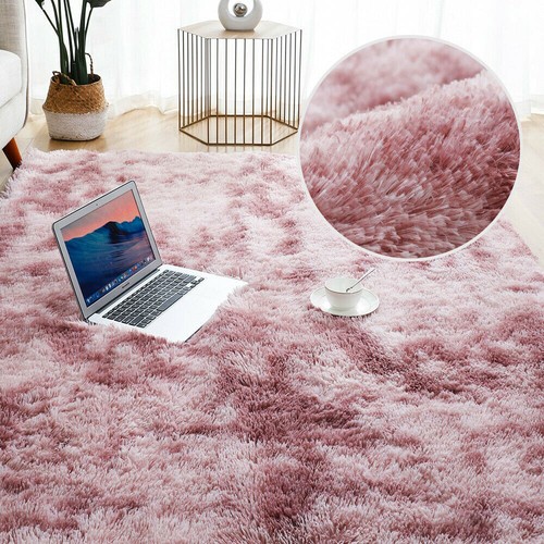 Fluffy Rugs Large Shaggy Rug Bedroom Living Room Anti Slip Soft Carpet Floor Mat - Picture 35 of 38