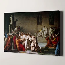 The Death of Julius Caesar Assassination of Caesar Rome Canvas Wall Art Print