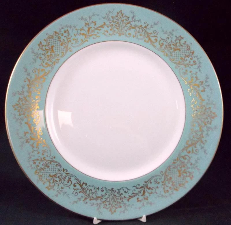 Royal Doulton DELAMERIE TURQUESA 5 Piezas Ajuste de Lugar H4968 Excelente ESTADO Foto 4 de 4