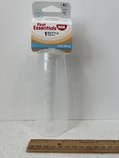 NUK First Essentials Bottle Medium Flow, 9 oz, 4 Month  Clear Bottle - New
