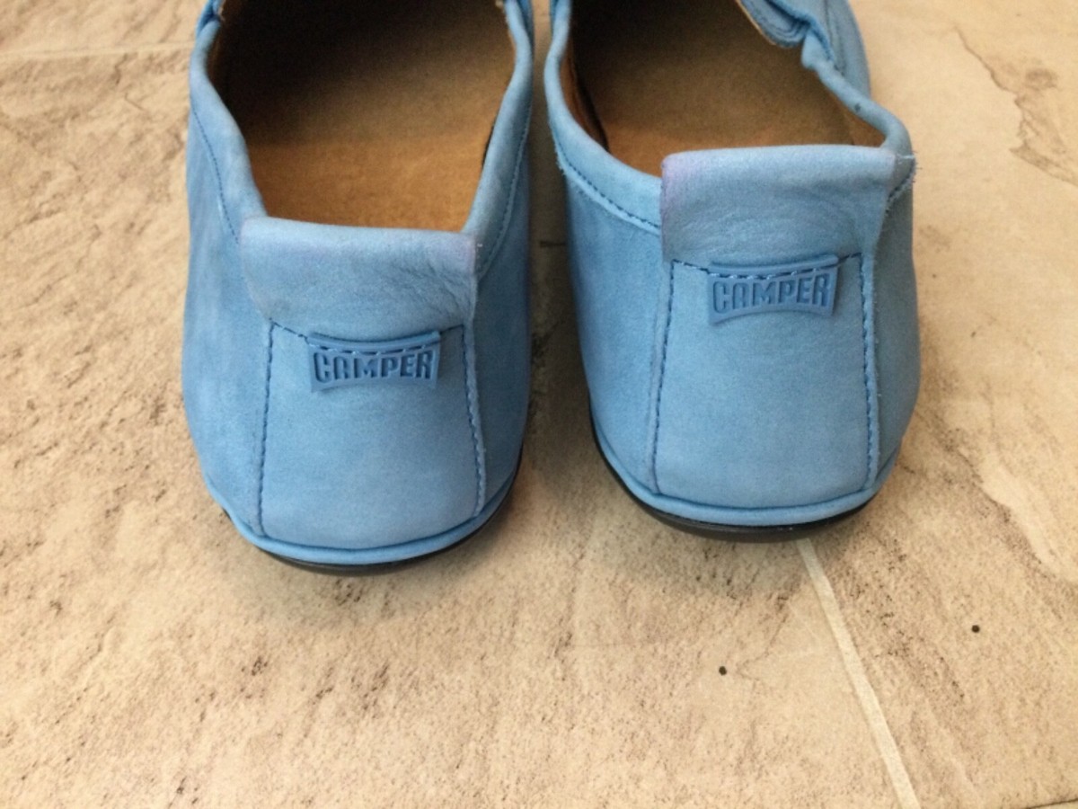 【美品】CAMPER RIGHT NINA 水色 38 カンペール CAMPER RIGHT NINA / サンダル （スカイブルー