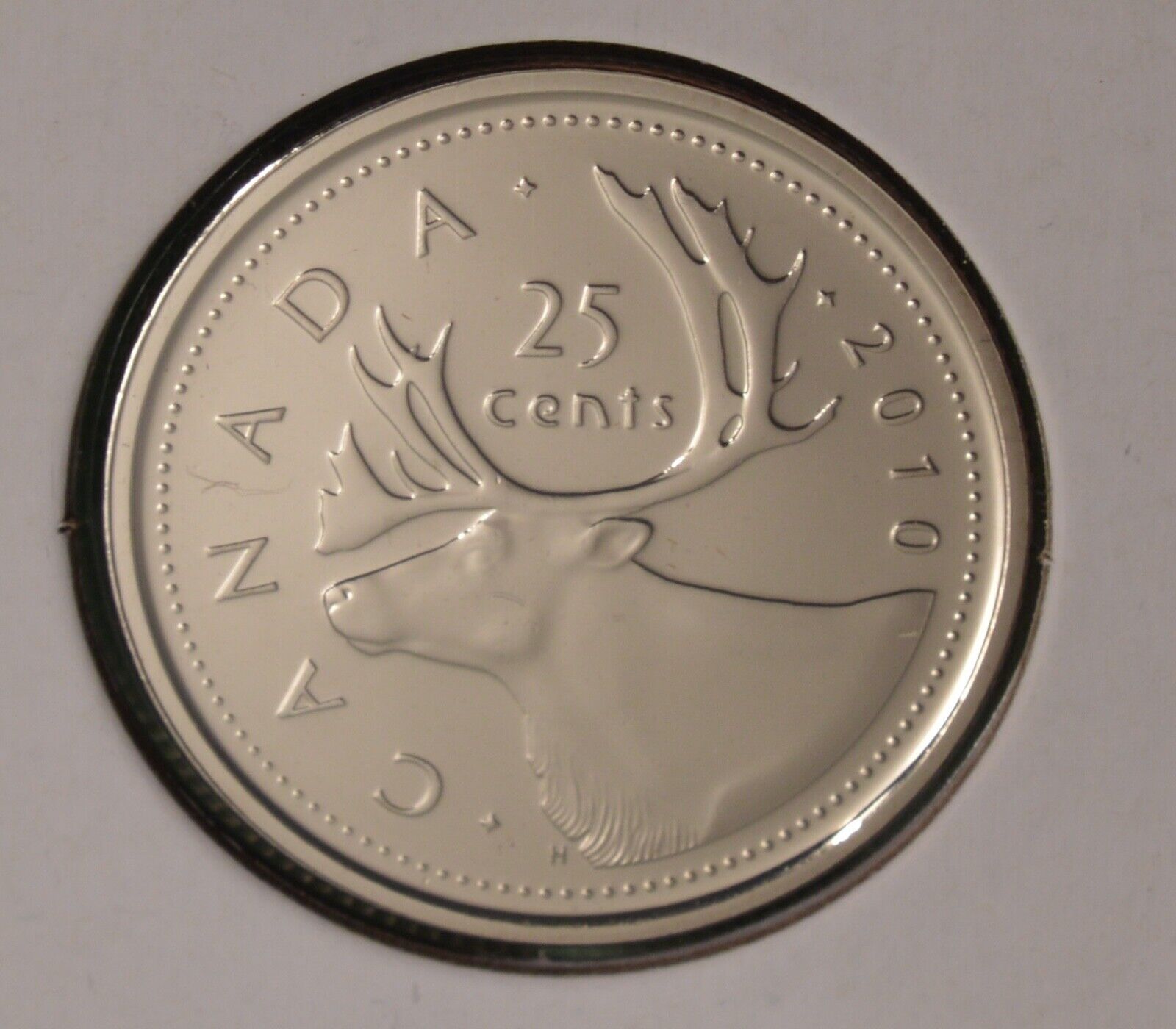 2010 Canada Twenty Five Cents  - Proof Like - (PL) Uncirculated  🇨🇦