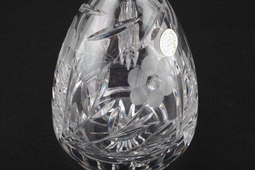 Schwere Karaffe Bleikristall geschliffen 27,5 cm Bohemia Glas Flasche - Bild 2 von 6