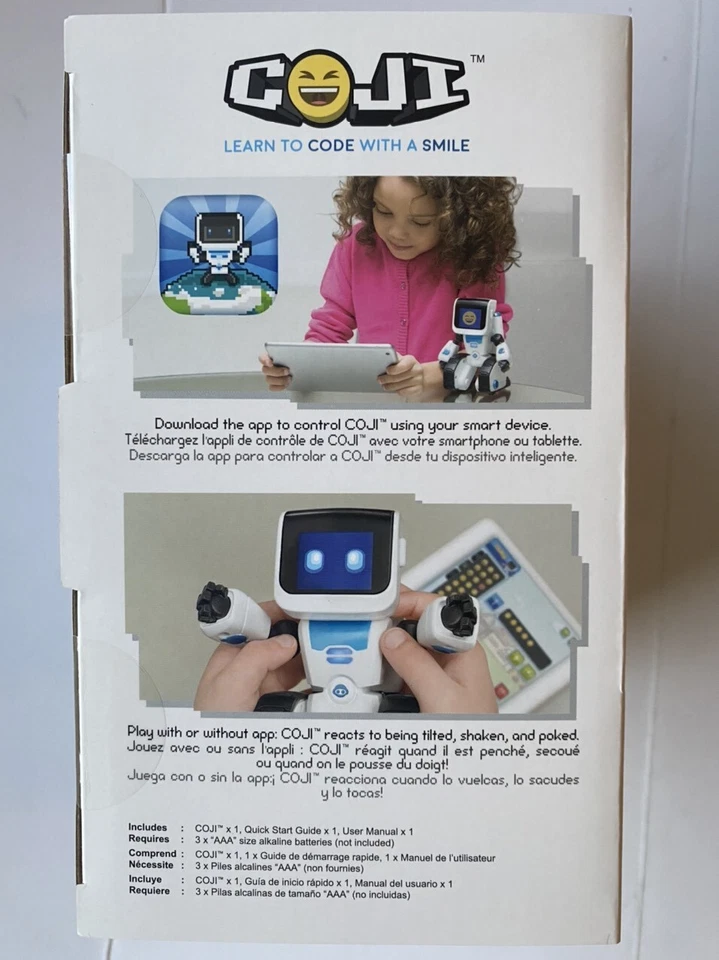 WowWee COJI The Coding Robot Inteligente Bluetooth Aprende a Codificar con Una Sonrisa S.T.E.M Foto 4 de 4