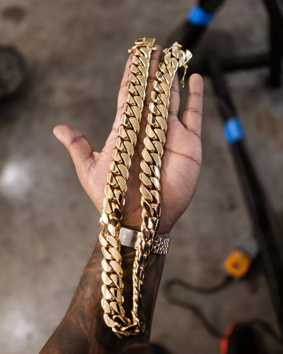 600 Grams 925 Solid Sterling Silver Miami CubanLink Chain 22 26