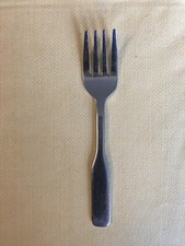 Vintage Sanitoy 4 3/4" Stainless Steel Korea Child's Or Toddler Fork