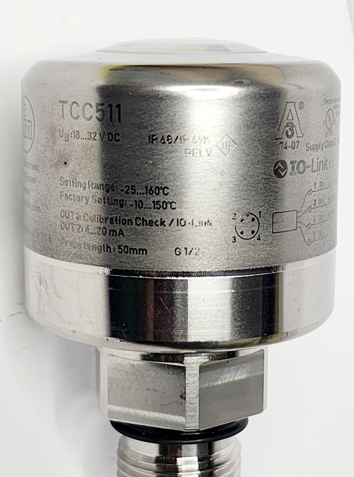 EFECTOR IFM TCC511 TEMPERATURE TRANSMITTER (NEW OPEN BOX) - Image 4 of 4