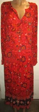 OLD NAVY bohemian style amazing flower print dress size M Medium excellent !!!