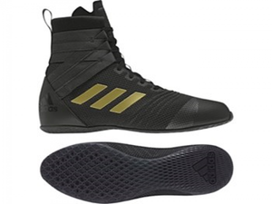 black and gold adidas boxing boots