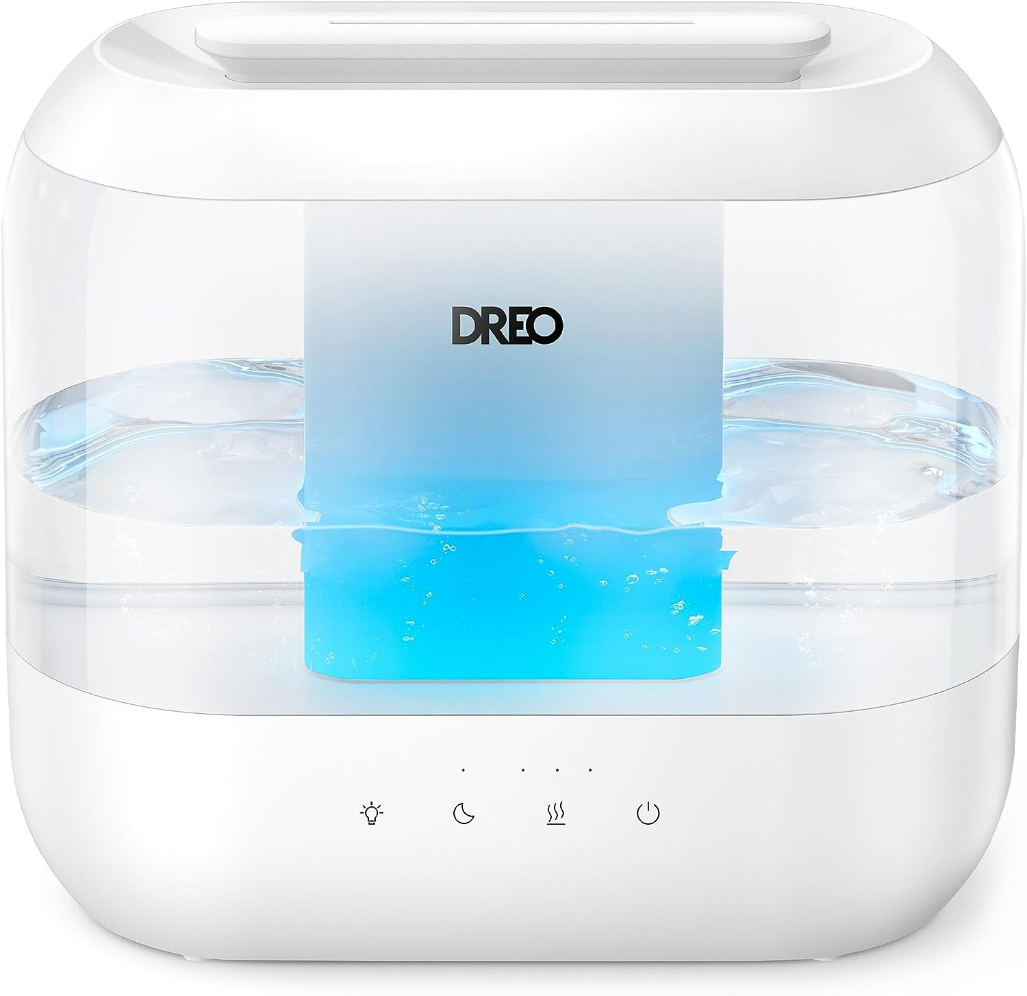 Humidifiers Top Fill 4L Supersized Cool Mist Humidifier with Oil Diffuser,Quiet 