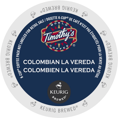 Café colombiano Timothy's La Vereda 24 a 144 tazas Keurig K elige cualquier talla - Imagen 3 de 5