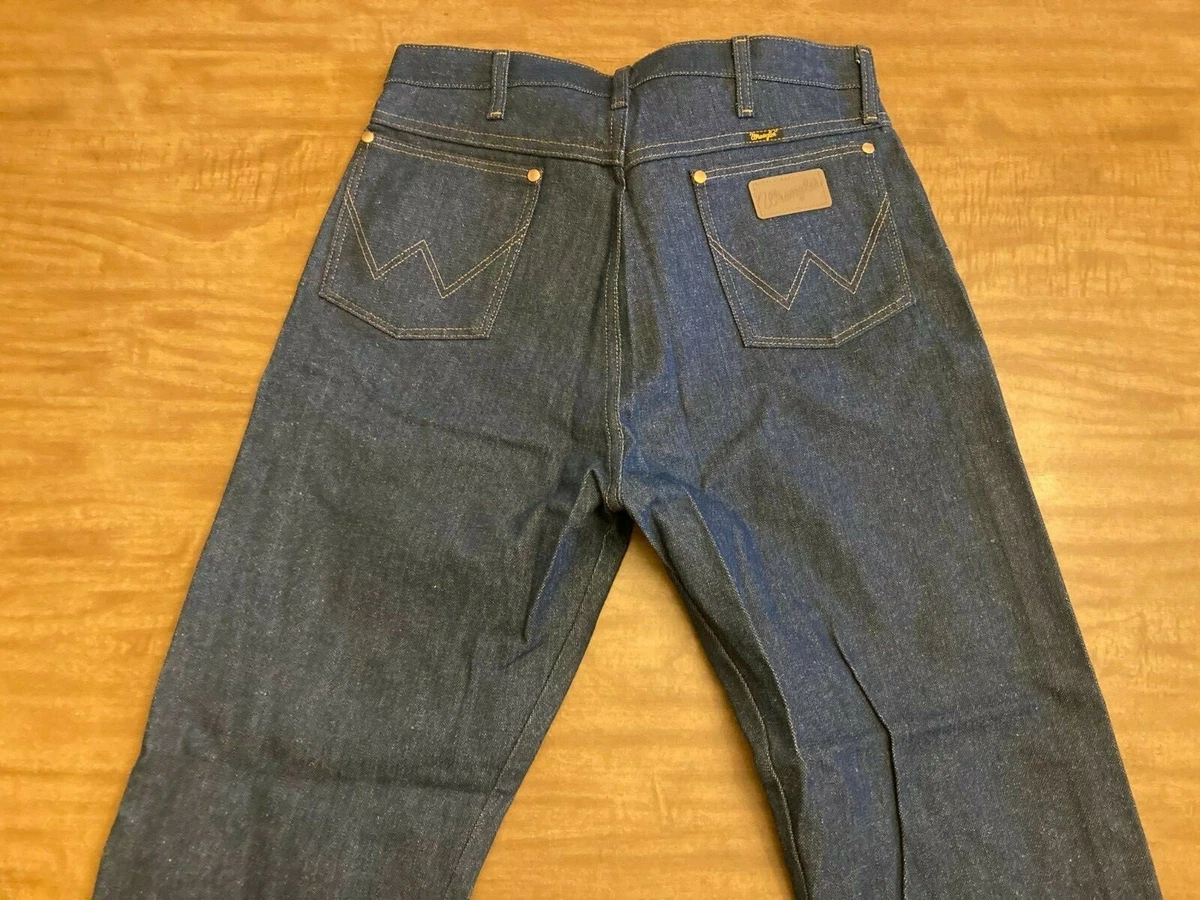 Vintage Wrangler Cowboy Raw Denim Jeans Pants 35 x 30 (actual 32) Denim is  USA