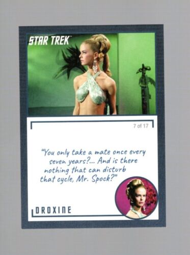 2020 STAR TREK TOS ARCHIVES & INSCRIPTIONS DROXINE #88 VARIATION #7 OF 17 - Picture 1 of 2