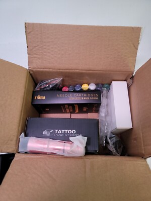 STIGMA Complete Tattoo Machine Kit With Power Supply & Ink