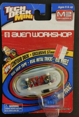 RARE Tech Deck Mini Josh Kalis Photosynthesis Alien Workshop AWS Skateboards