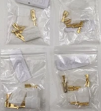 Lot of 4 Workman ICCONN T-Style Male and Female Nylon Connector for ICOM Radios