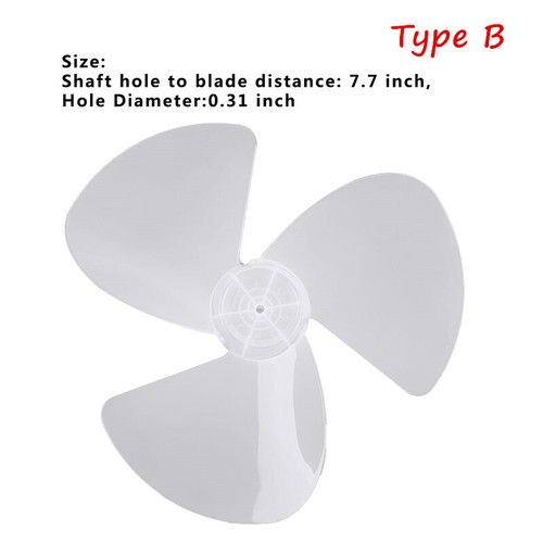 Remove Fan Blade 3 Leaves 16 inch Replacement for 16 inch Stand Table Fanner New - Picture 9 of 11
