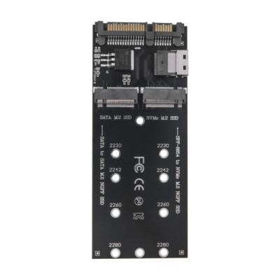 M.2 zu SATA Adapter SFF-8654 zu M2 NVME SSD Konverter Riser Board für Mainboard