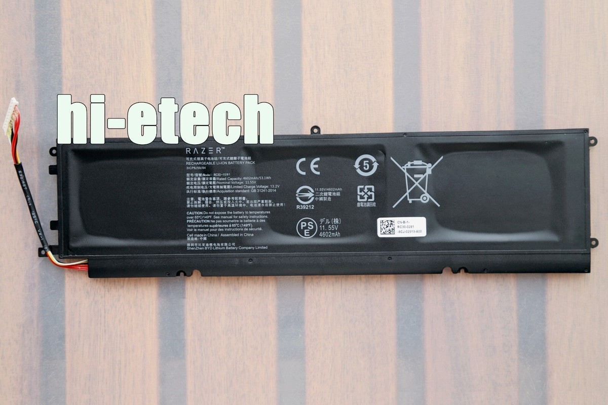 Nuovo RC30-0281 Batteria Per Razer Blade Stealth 13 2018
