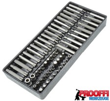 60 tlg Torx Vielzahn 6-Kant HEX Stecknuss Schraubendreher Steckschlüssel Bits
