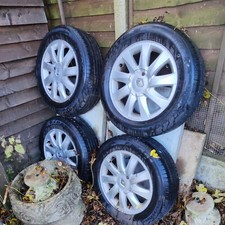Full set of Renault alloy wheels with tyres