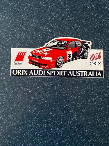 Aufkleber Audi Motorsport ORIX AUDI SPORT AUSTRALIA Murphy Jones