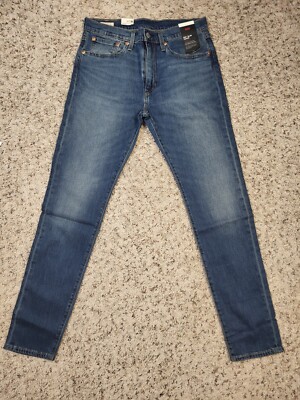 Levis 512 Premium Slim Taper Stretch Mens Blue Jeans Size 32 x34  NWT