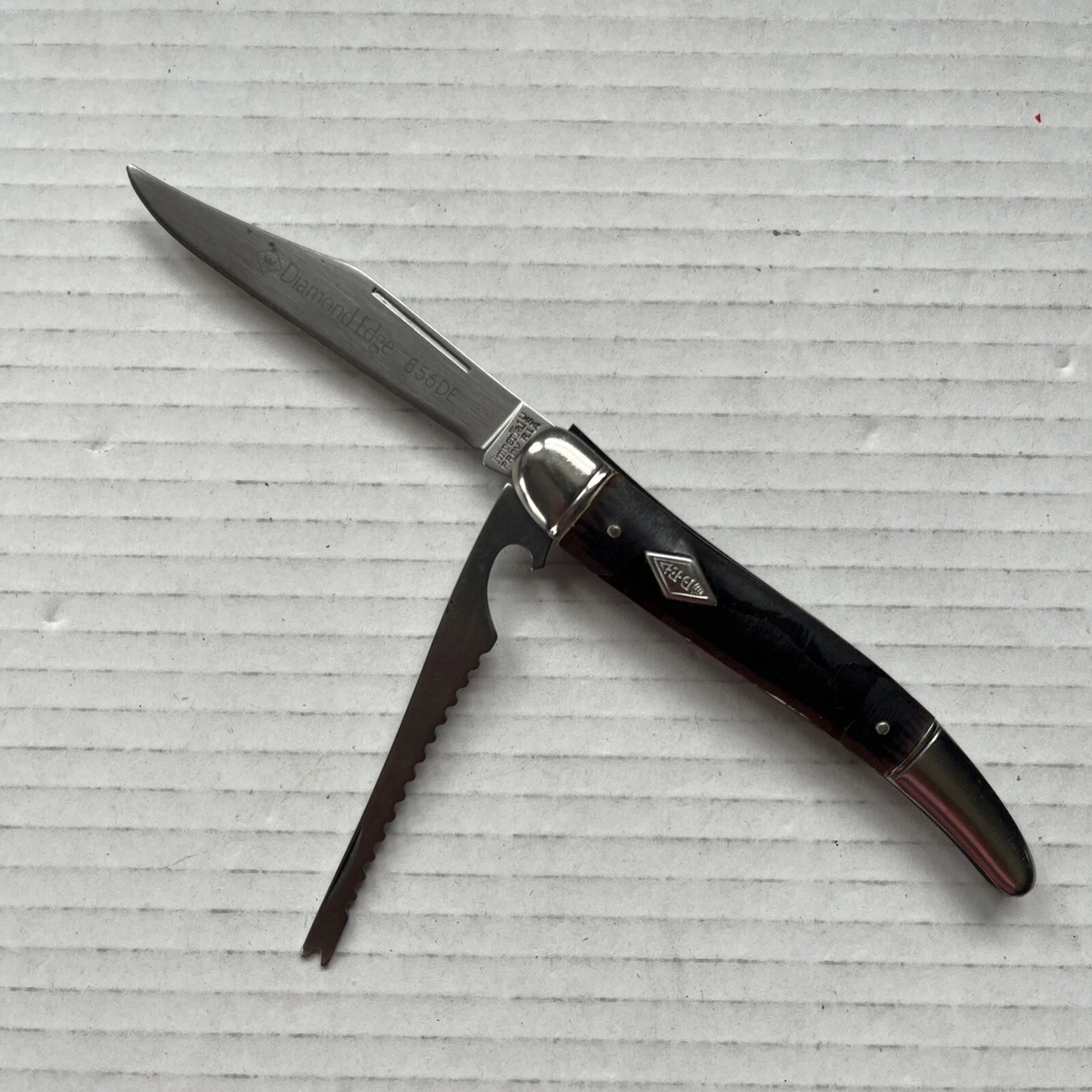 VTG Imperial Diamond Edge 856DE Knife USA DE 2 Blade 4