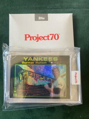 Topps Project70 Rainbow Foil /70 Thurman Munson New York Yankees by CES #81 SSP