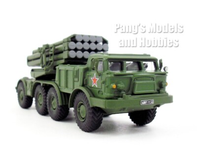 Soviet BM-27 Uragan-Hurricane Multiple Rocket Launcher 1/72 Scale Diecast Model