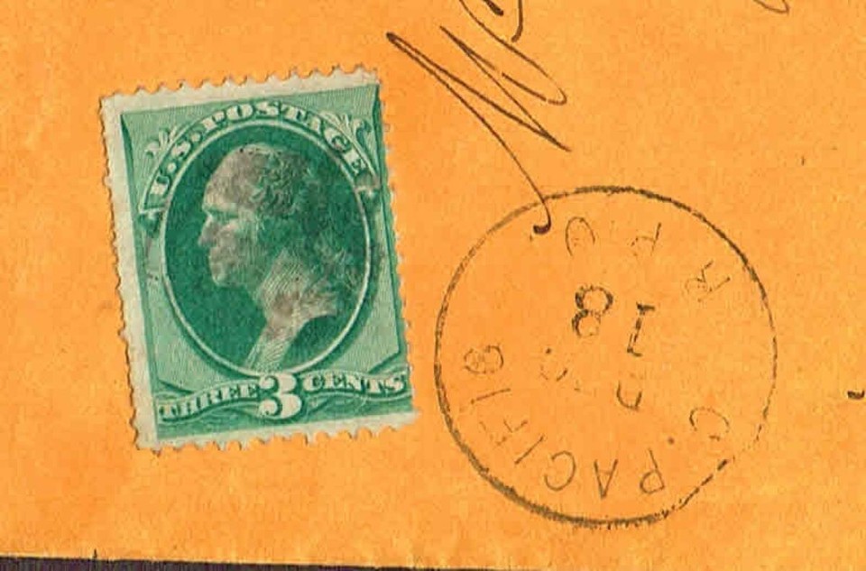 147 Washington 3c Cover Dennisville NJ Railway Post Office RPO