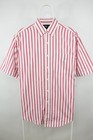 Vintage Polo Ralph Lauren Blaire White Red Striped S/S Summer Shirt Men's M-L