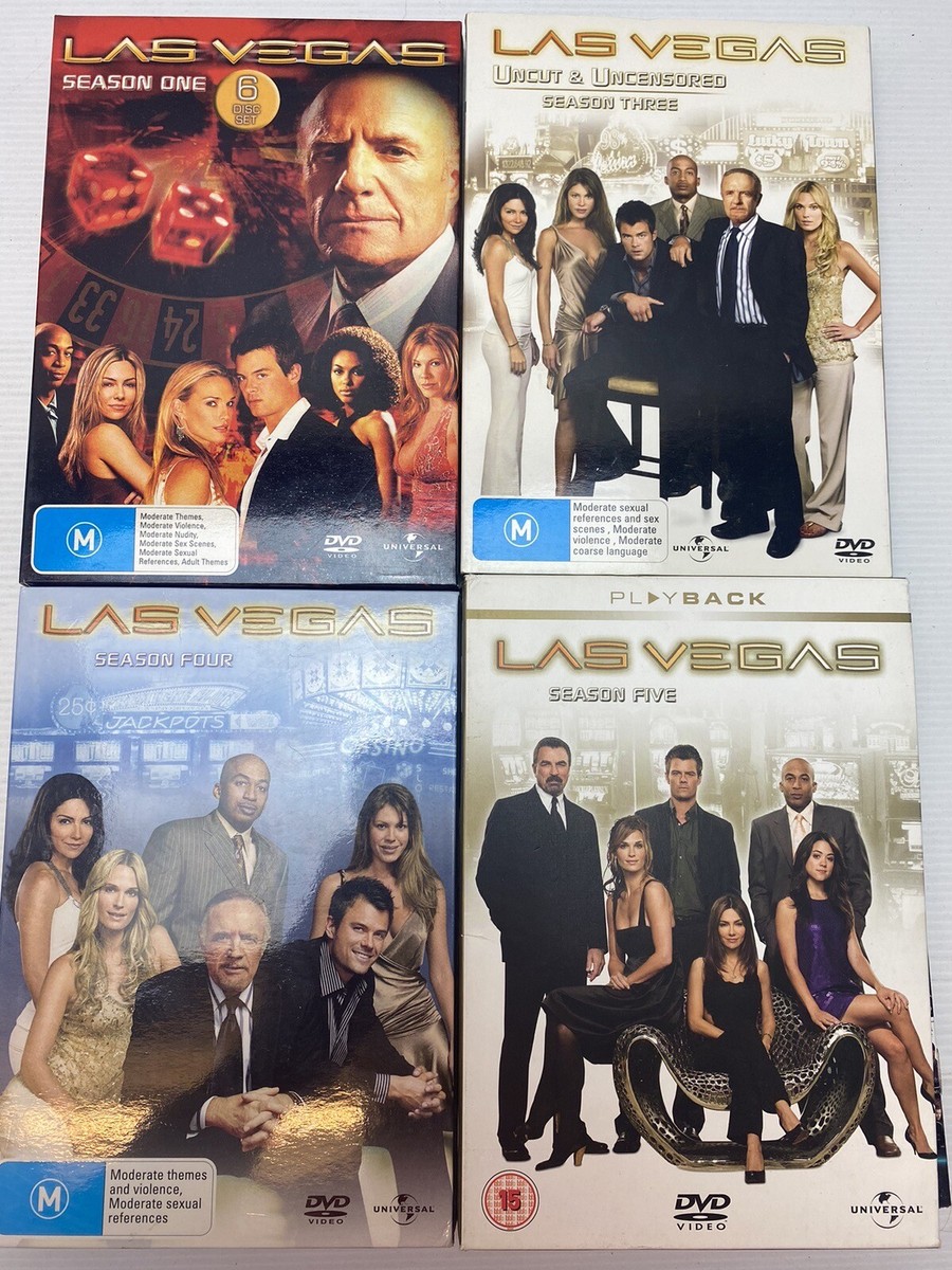 Las Vegas Complete Seasons Series 1 3 4 5 DVDs James Caan TV