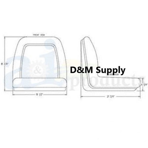 To fit John Deere utility vehicle Gator seat black gator seat eBay