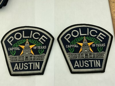 Austin Texas Police Capital Of Texas collectable patch set full size | eBay