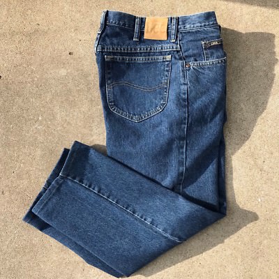 men's lee relaxed fit stretch jeans