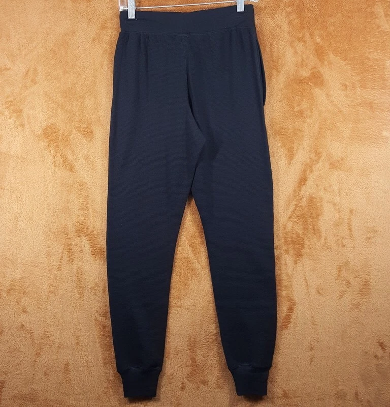 POLO RALPH LAUREN Pants Mens Small Black Drawstring Jogger Waffle Thermal Logo - Image 4 of 4