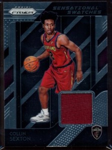 2018-19 Panini Prizm Sensational Swatches #65 Collin Sexton