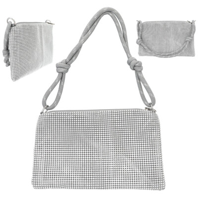 TOPModel kleine Handtasche GLITTER QUEEN coole Tasche mit Strass Steinen NEUHEIT